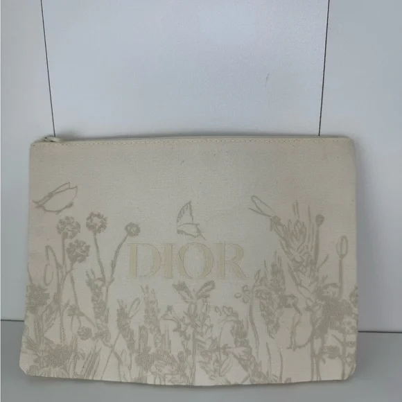Dior Beige Botanical Clutch - Picture 2 of 4